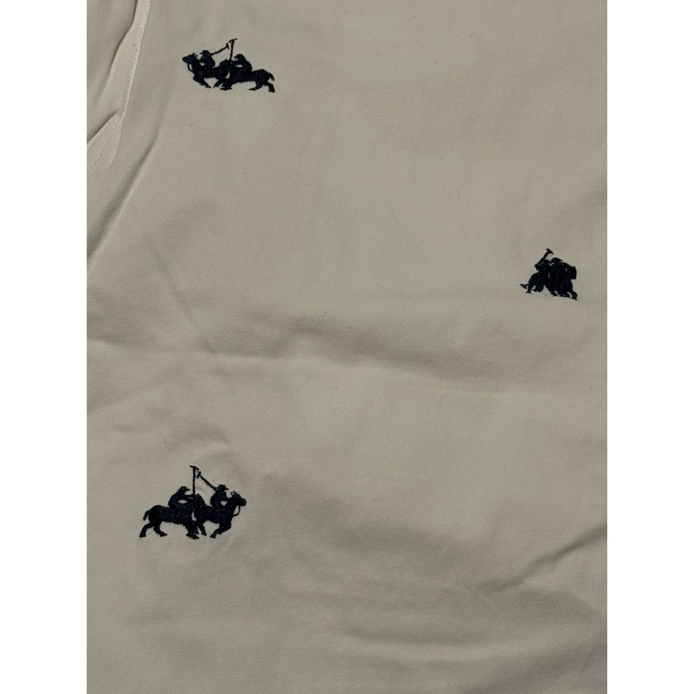 Polo Ralph Lauren Classic All Over Pony Men Shorts White 38 Classic Preppy - Picture 3 of 9